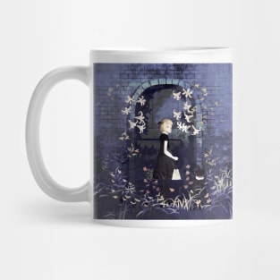 Door in the bush, night Mug